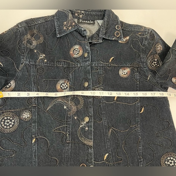 Embroidered Denim Jacket - Picture 8 of 9
